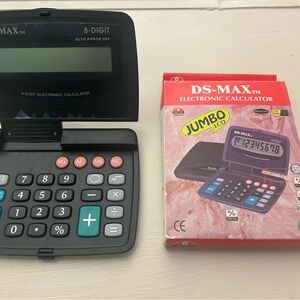 DS-MAX Electronic Calculator with Jumbo LCD